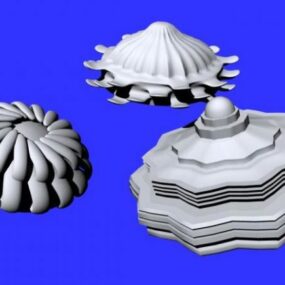 Декоративна 3d модель округлої форми