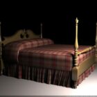 Классическая кровать в европейском стиле
