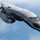 Cobra futuristisch ruimtevaartuig