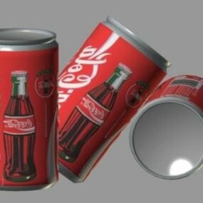Mô hình lon Cocacola 3d