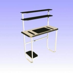 Computer Desk Iron Frame 3d model