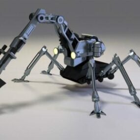 Baggerroboter 3D-Modell