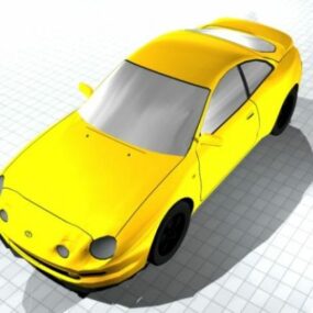 Τρισδιάστατο μοντέλο Fooker Cartoon Car
