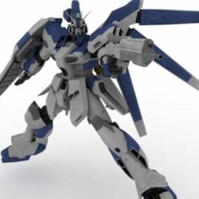 Gundam Robot Toy Character 3d model