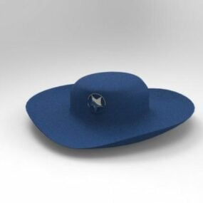 Sombrero de mujer modelo 3d