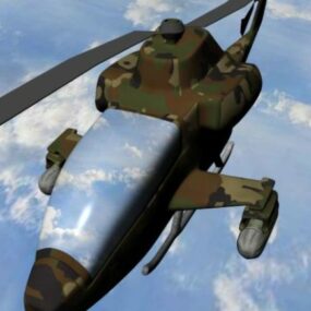 陆军直升机眼镜蛇Ah1 3d模型