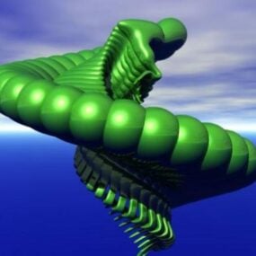 Helix spiraalvorm 3D-model
