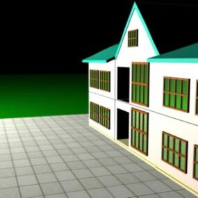 Landhauszimmer 3D-Modell