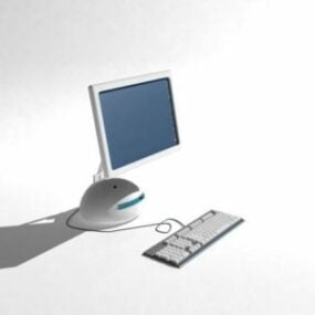 आईमैक डेस्कटॉप कंप्यूटर 3डी मॉडल
