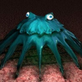 怪物章鱼动物3d模型