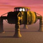 Robot explorador de Marte de ciencia ficción