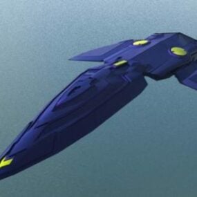 ジャスティス・リーグの宇宙船3Dモデル