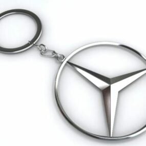 Mercedes Schlüsselanhänger 3D-Modell