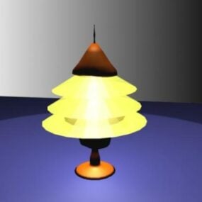 Table Lamp Modernism Shade 3d model