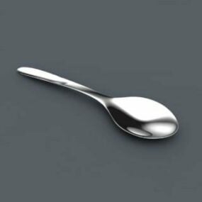 Metallic Spoon 3d-model