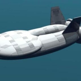 Mk Starship ruimtevaartuig 3D-model