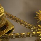 Golden Ring Necklet Jewelry Set