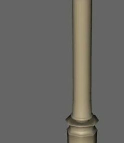 Column Pattern Carved 3d model