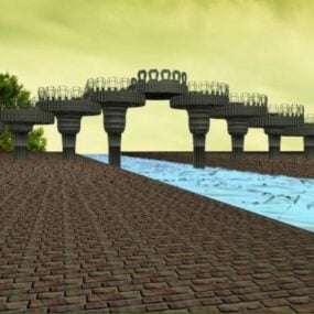 Moduł budowy mostu Model 3D
