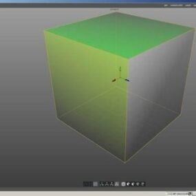 Forme de cube modèle 3D