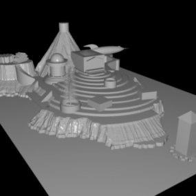 Nyst Ancient Building 3D-Modell