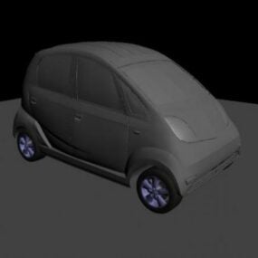 Electric Car Small Size 3d model