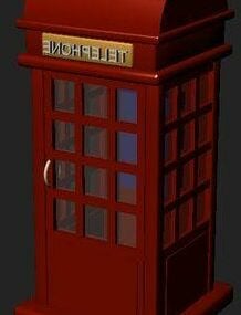 Phonebooth 3d-modell