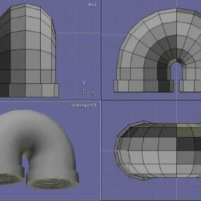 Menuisier de tubes de tuyaux modèle 3D