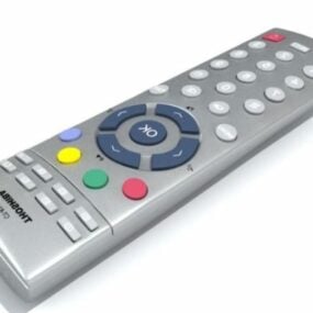 电视遥控器3d模型