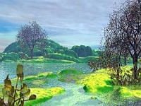 Cliff Landscape Scene 3D model
