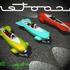 Racescooter 3D-model