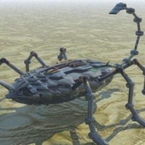 Skorpion-Roboterdroide 3D-Modell