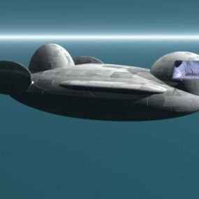 3D model skautské hvězdné lodi