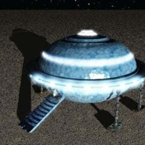 مفهوم المكوك Ufo نموذج 3D