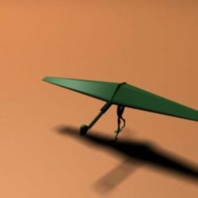 Dragonfly muovilelu 3d-malli