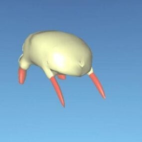 Simpel krabbedyr 3d-model