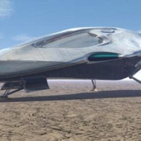3D-Modell des Sky Ranger-Raumschiffs