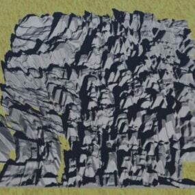 3D model Gray Rock Mountain