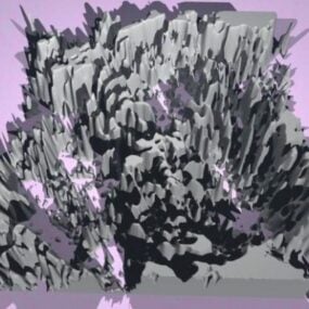 Geländelandschaft Zufälliger Berg 3D-Modell