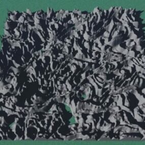 Bergterrein Klein landschap 3D-model