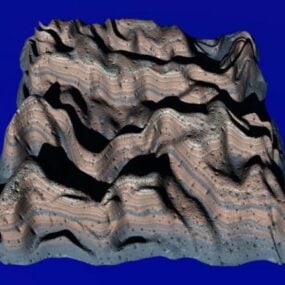 Model 3D jednostki krajobrazu skalnego