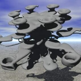 3d модель у вигляді гриба