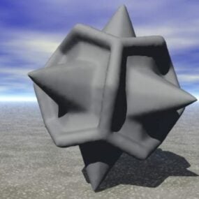 Διακοσμητικό σχήμα Geometrix 1 3d μοντέλο