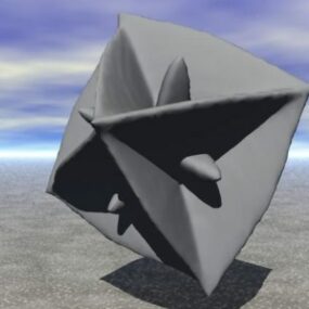 Model Hiasan Bentuk Geometrix 2 3d