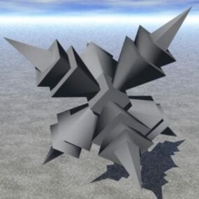 Decoração de formas Geometrix 3 Modelo 3d