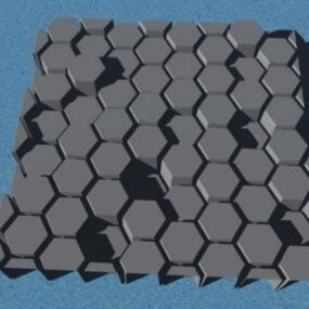 Mô hình 3d mô phỏng lục giác