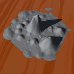 Block Terrain Landscape 1 3d-model