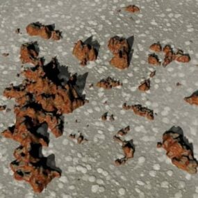 Krajobraz górski skały Model 3D