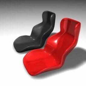 مقاعد السيارة الرياضية نموذج 3D
