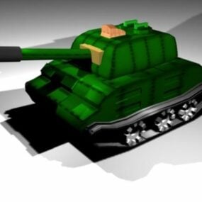 Watermelon Tank 3d model
